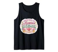 This is What an Awesome Blacksmith Looks Like Woman Funny Tank Top