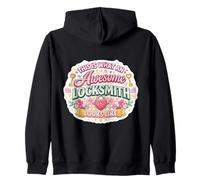 This is What An Awesome Blacksmith Looks Like Woman Funny Zip Hoodie