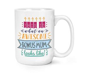 This is What an Awesome Bonus Mum Looks Like 15oz Large Mug Cup