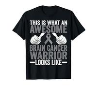 This is What an Awesome Brain Cancer Awareness Gray Ribbon T-Shirt