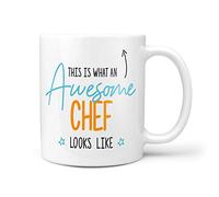 This is What an Awesome Chef Looks Like Gift Present Christmas Birthday 10oz Ceramic Mug