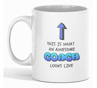 This is What an Awesome Coach Looks Like, Fun Novelty Coffee Mug Gift for A Great Coach