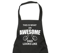 60 Second Makeover Limited This Is What An Awesome Dad Looks Like Black Apron For Men Fathers Day Dad Birthday Gifts Presents For Men Father's Day Present Gifts For Him