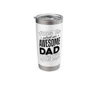 This is What an Awesome Dad Looks Like Father's Day Daddy Stainless Steel Insulated Tumbler