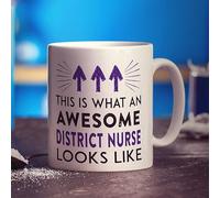 This Is What An Awesome District Nurse Looks Like Mug - 11oz Ceramic Cup
