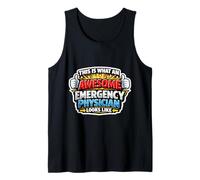 This is What an Awesome Emergency Physician Looks Like Funny Tank Top