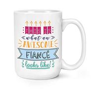 This is What an Awesome Fiance His Looks Like 15oz Large Mug Cup