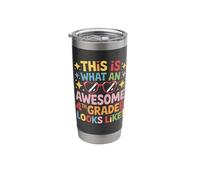 This is What an Awesome Fourth Grader Looks Like Students Stainless Steel Insulated Tumbler