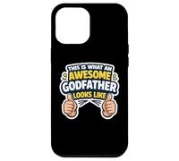 This Is What An Awesome Godfather Looks Like Baptism Funny Case for iPhone 12 Pro Max