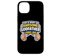 This Is What An Awesome Godfather Looks Like Baptism Funny Case for iPhone 14 Plus