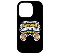 This Is What An Awesome Godfather Looks Like Baptism Funny Case for iPhone 14 Pro
