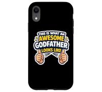 This Is What An Awesome Godfather Looks Like Baptism Funny Case for iPhone XR