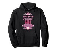This Is What An Awesome Gogo Looks Like Floral Grandma Gift Pullover Hoodie