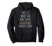 This is What an Awesome Grandma Looks Like Grandmother Pullover Hoodie