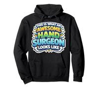 This is What An Awesome Hand Surgeon Looks Like Funny Doctor Pullover Hoodie