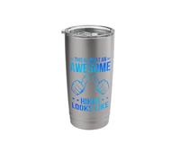 This is What an Awesome Hiker Looks Like Trekking Hiker Stainless Steel Insulated Tumbler