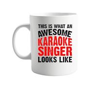 This is What an Awesome Karaoke Singer Looks Like 11oz Mug - Humorous Gift for Karaoke Lovers, Fun Present for Singing Enthusiasts, Perfect Coffee Cup for Singers & Music Lovers