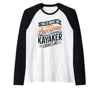 This is What an Awesome Kayaker Looks Like Raglan Baseball Tee