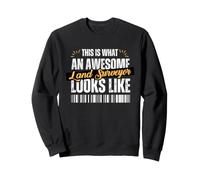 This, Is What An Awesome Land Surveyor Looks Like Vintage Sweatshirt
