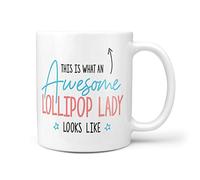 This is What an Awesome Lollipop Lady Looks Like Gift Present Christmas Birthday 10oz Ceramic Mug