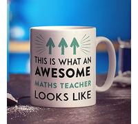 This is What an Awesome Maths Teacher Looks Like Mug - 11oz Ceramic Cup
