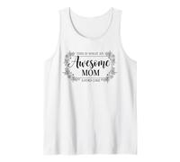 This is What an Awesome Mom Looks Like Cute Mom Tank Top