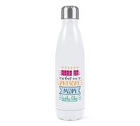 This is What an Awesome Mum Looks Like Double Wall Water Bottle Insulated Stainless Steel Sports Drinks 500ml White