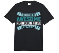 This is What an Awesome Nephrology Nurse Looks Like Comfort Colors Adult Heavyweight T-Shirt