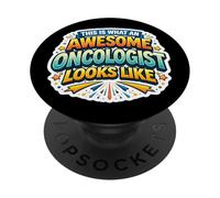 This is What An Awesome Oncologist Looks Like Doctor Funny PopSockets Adhesive PopGrip