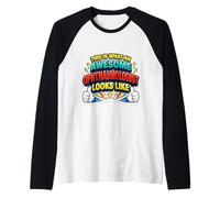 This is What an Awesome Ophthalmologist Looks Like Funny MD Raglan Baseball Tee