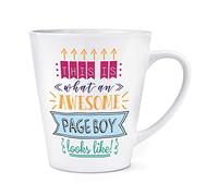 This is What an Awesome Page Boy Looks Like 12oz Latte Mug Cup