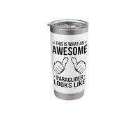 This is What an Awesome Paraglider Looks Like Parachute Stainless Steel Insulated Tumbler