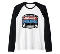 This is What an Awesome Paramedic Looks Like Funny EMT Medic Raglan Baseball Tee