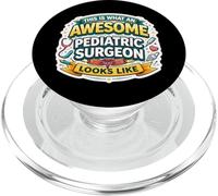 This is What An Awesome Pediatric Surgeon Looks Like Funny PopSockets PopGrip for MagSafe
