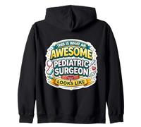 This is What An Awesome Pediatric Surgeon Looks Like Funny Zip Hoodie
