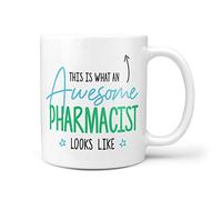 This is What an Awesome Pharmacist Looks Like Gift Present Christmas Birthday 10oz Ceramic Mug