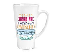 This is What an Awesome Photographer Looks Like 17oz Large Latte Mug Cup