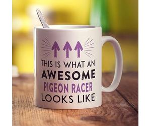 This is What an Awesome Pigeon Racer Looks Like Mug - 11oz Ceramic Cup