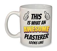 This is What an Awesome Plasterer Looks Like Mug/Cup Novelty Gift 11oz Dishwasher & Microwave Safe