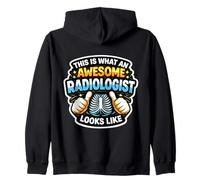 This is What An Awesome Radiologist Looks Like Funny Doctor Zip Hoodie