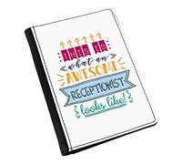 This is What an Awesome Receptionist Looks Like Passport Holder Cover