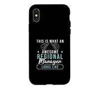 This Is What An Awesome Regional Manager Funny Management Case for iPhone X/XS