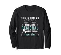 This is What an Awesome Regional Manager Funny Management Long Sleeve T-Shirt