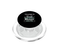 This Is What An Awesome Regional Manager Funny Management PopSockets PopGrip for MagSafe