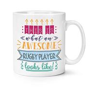 This is What an Awesome Rugby Player Looks Like 10oz Mug Cup