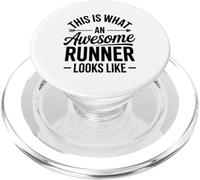 This Is What An Awesome Runner Looks Up Jogging Cardio Life PopSockets PopGrip for MagSafe