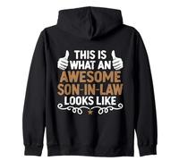 This Is What An Awesome Son-In-Law Looks Like Father's Day Zip Hoodie