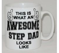 This is What an Awesome Step Dad Looks Like Ceramic Mug Great Funny Father's Day Gift
