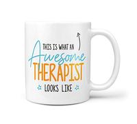 This is What an Awesome Therapist Looks Like Gift Present Christmas Birthday 10oz Ceramic Mug