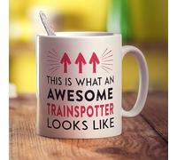 This is What an Awesome Trainspotter Looks Like Mug - 11oz Ceramic Cup
